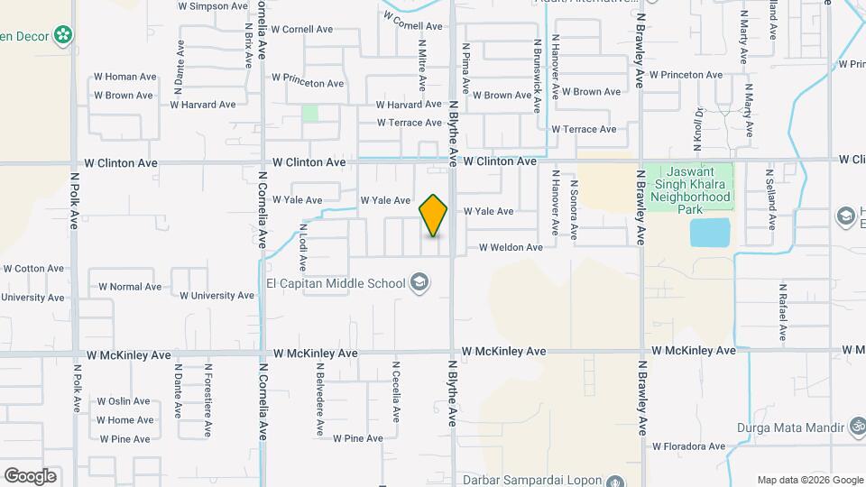 2229 N Mitre Ave Map and Location Details