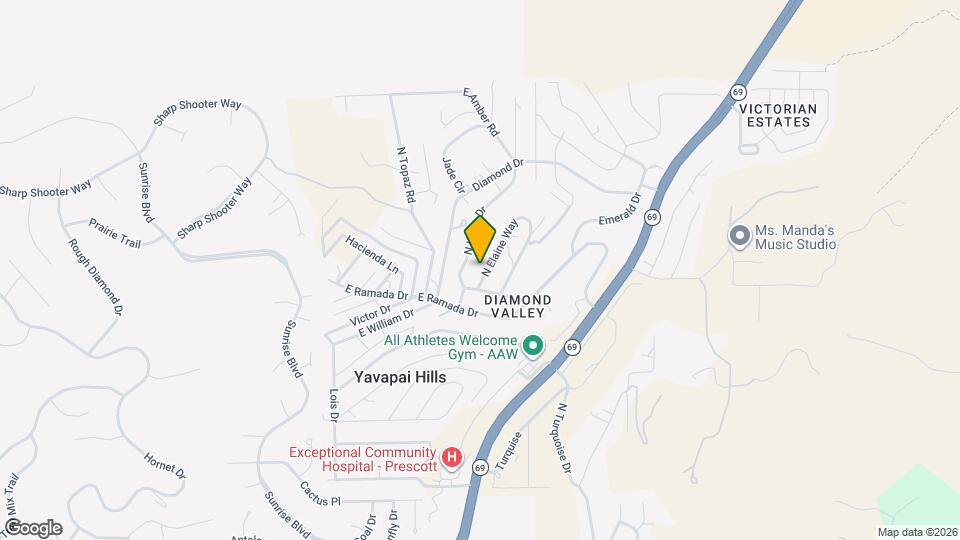 1514 N Elaine Way Map and Location Details