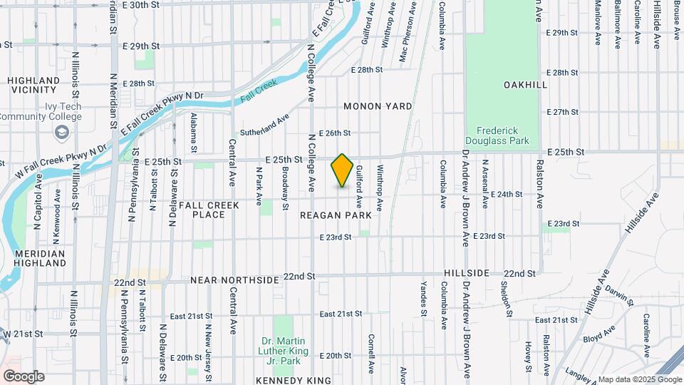 2405 Carrollton Ave Map and Location Details