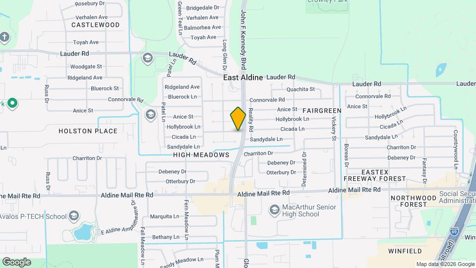 4222 Cicada Ln Map and Location Details