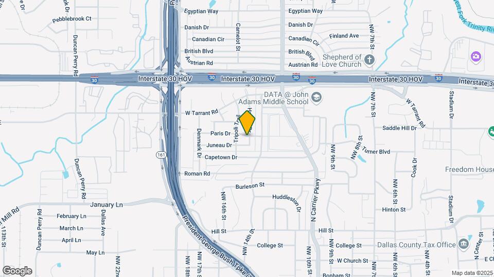 1401 Paris Dr Map and Location Details