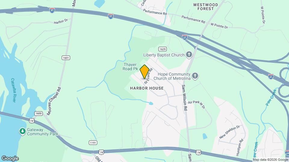 9208 Thayer Rd Map and Location Details