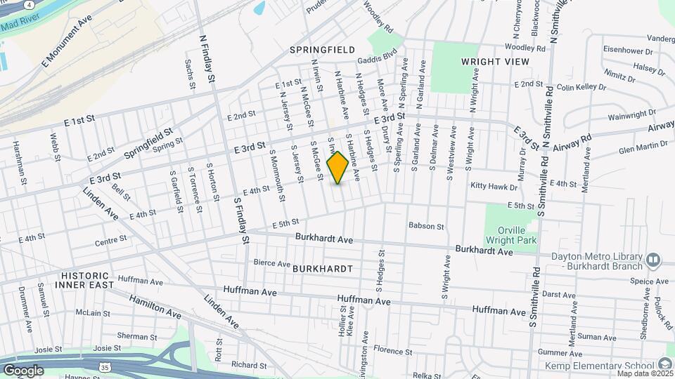 125 S Irwin St Map and Location Details