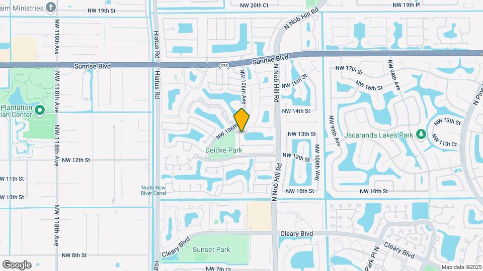 1360 NW 105th Ave Map and Location Details