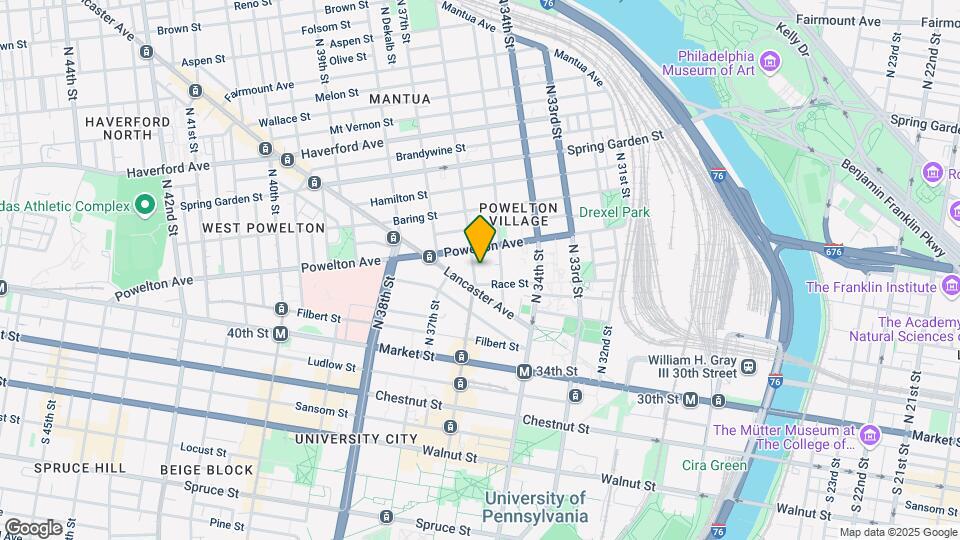 211 N 36th St Map and Location Details