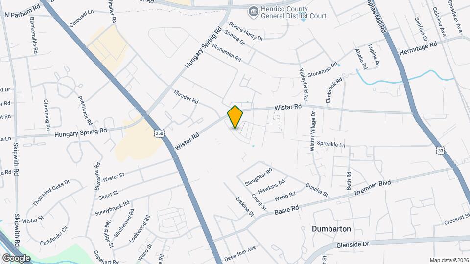 4635 Wistar Creek Dr, Unit A Mapa y Detalles de la Ubicación