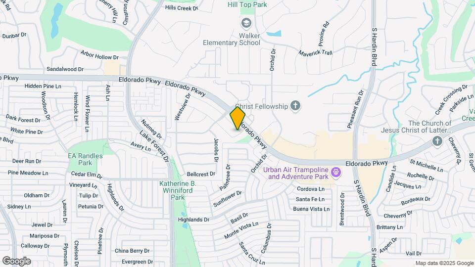 4401 Courtside Dr Map and Location Details
