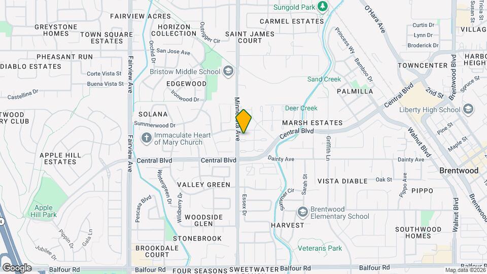 955 Bighorn Terrace Map and Location Details