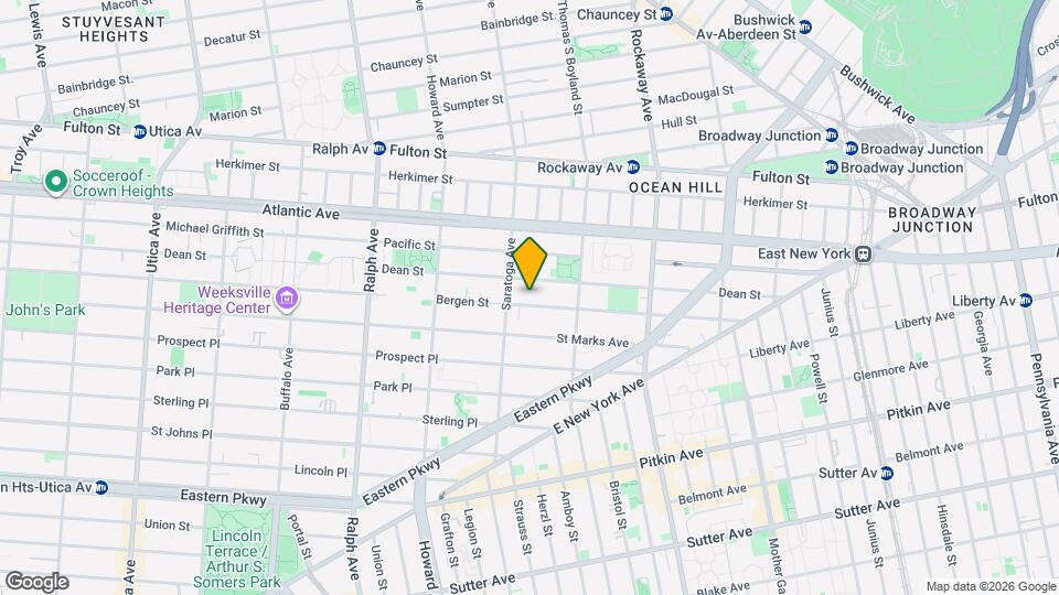 1965 Bergen St Map and Location Details