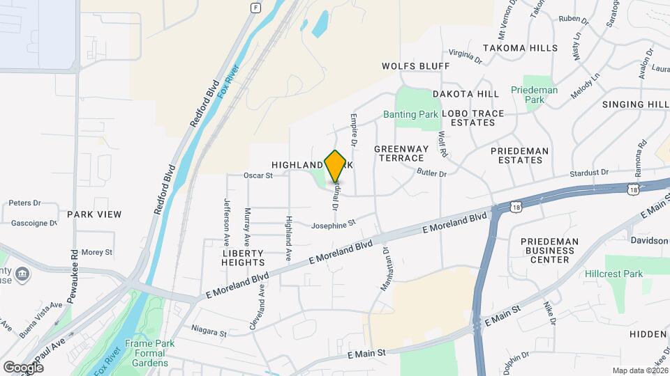 1900 Cardinal Dr Map and Location Details