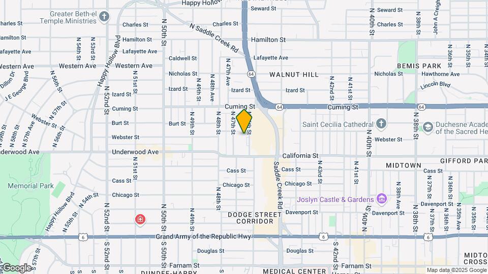 636 N 46th St Map and Location Details