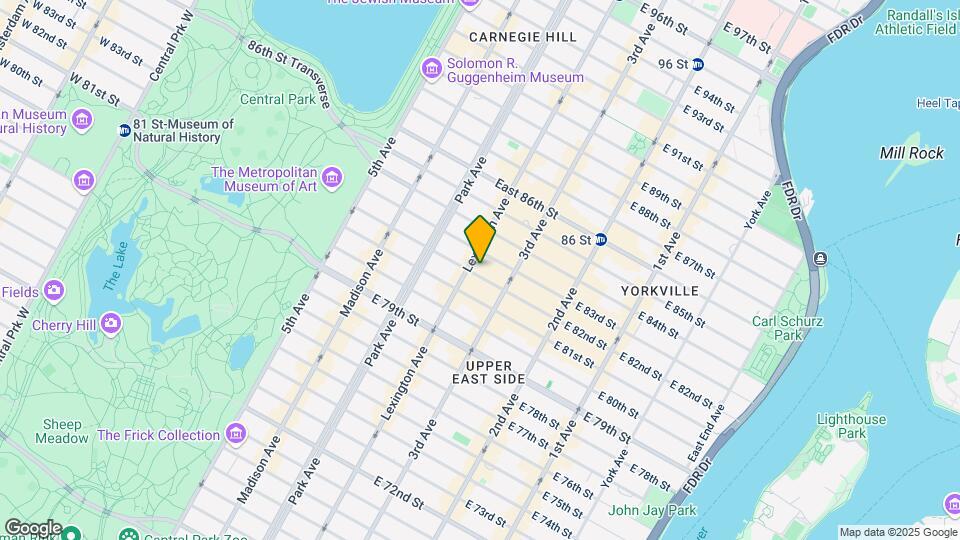 151 E 82nd St Map and Location Details