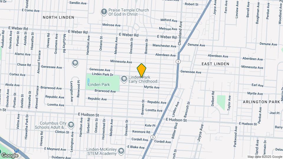 1510 Arlington Ave Map and Location Details