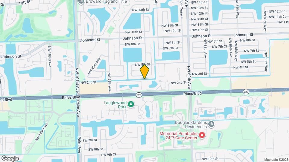 9333 NW 1st Ct Map and Location Details