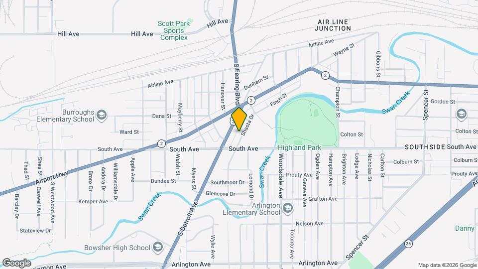 464 Shasta Dr Mapa y Detalles de la Ubicación