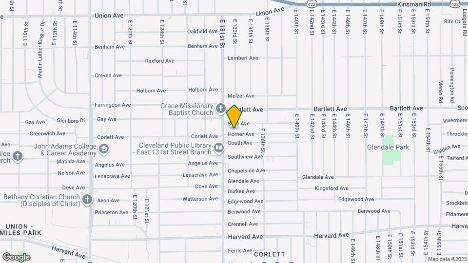 13205 Horner Ave Map and Location Details