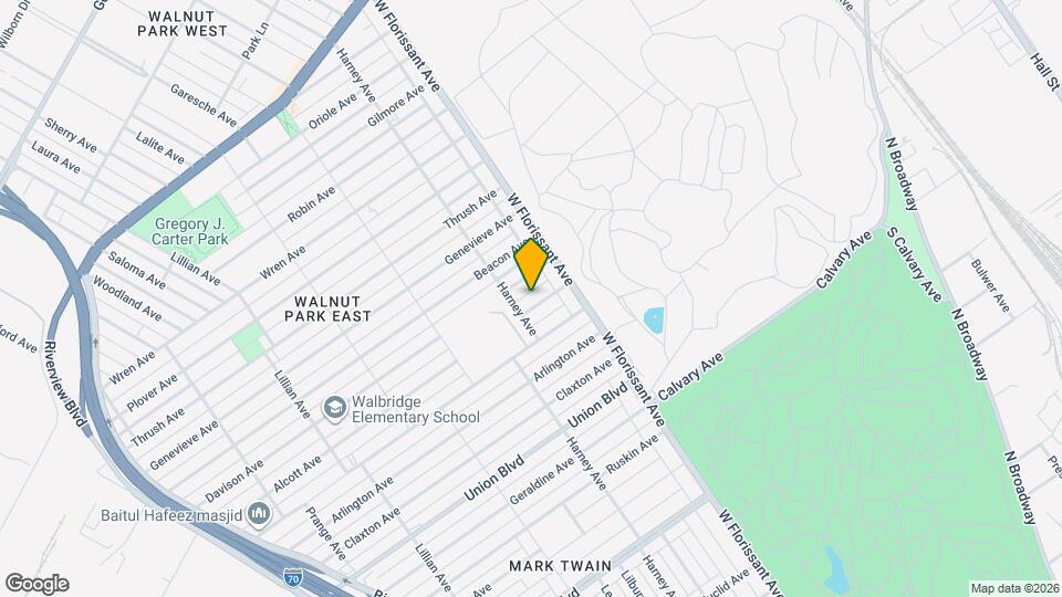 5515 Alcott Ave Map and Location Details