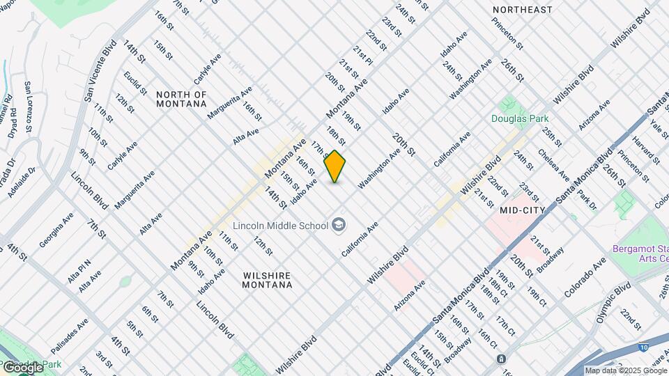 931-935 16th St Map and Location Details