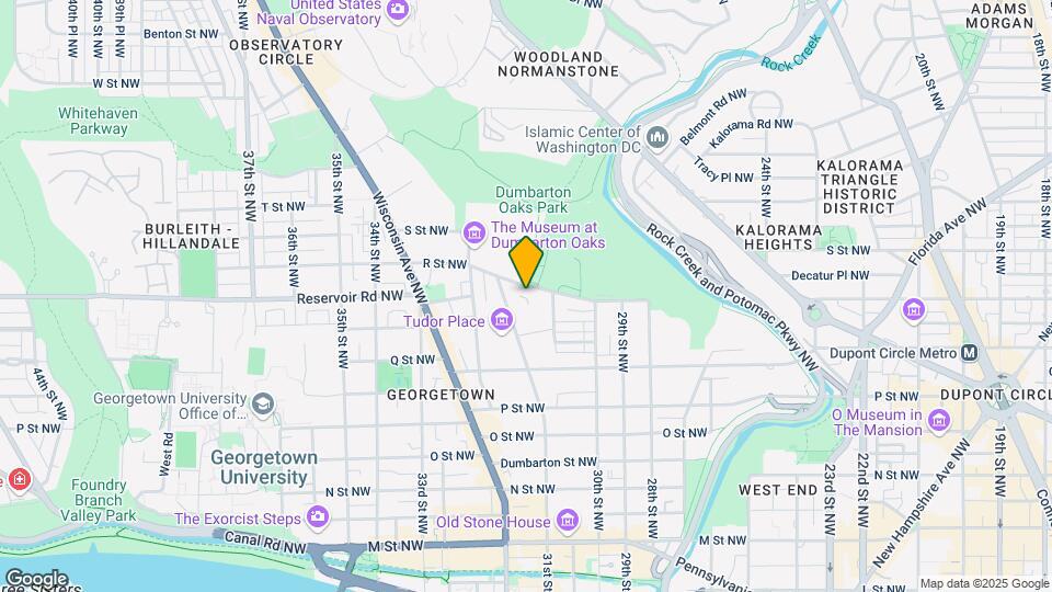 3050 R St NW Map and Location Details
