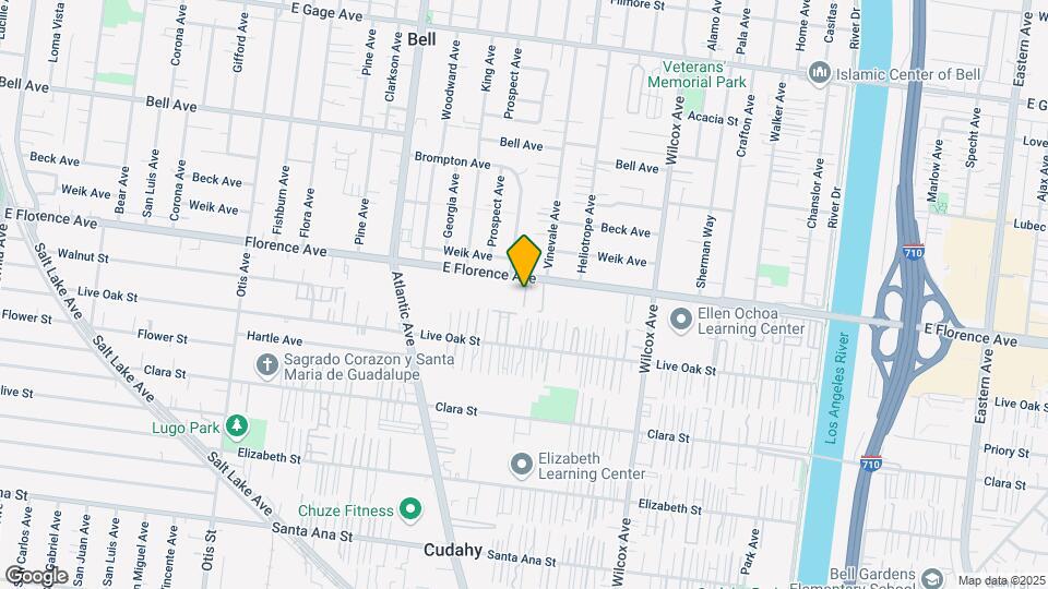 4720-4726 Florence Ave Mapa y Detalles de la Ubicación