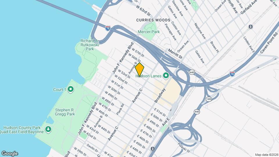 78 W 54th St Map and Location Details