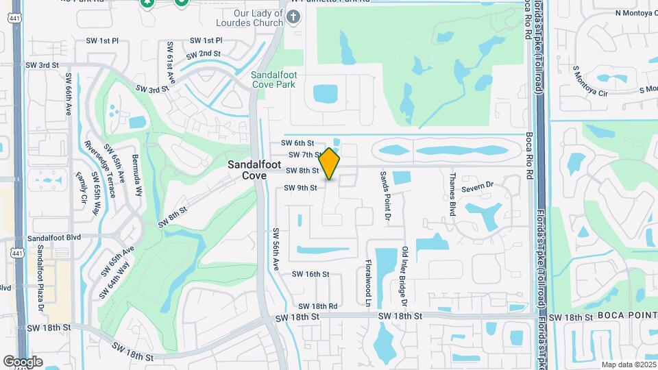 22694 SW 54th Way Map and Location Details
