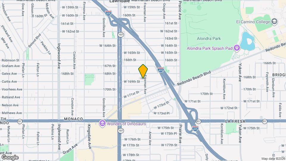 4209 W 169th St Mapa y Detalles de la Ubicación