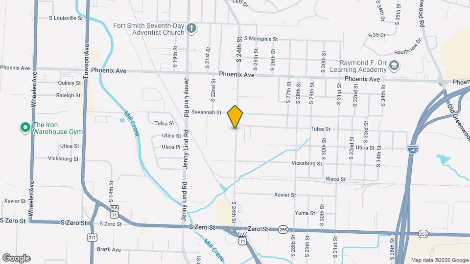 5104 S 24th St Map and Location Details