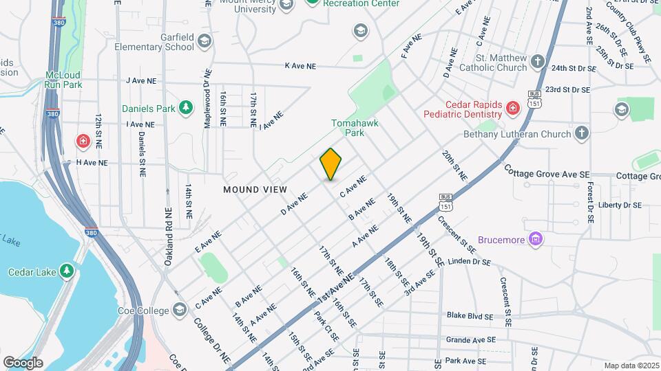 420 18th St NE Map and Location Details