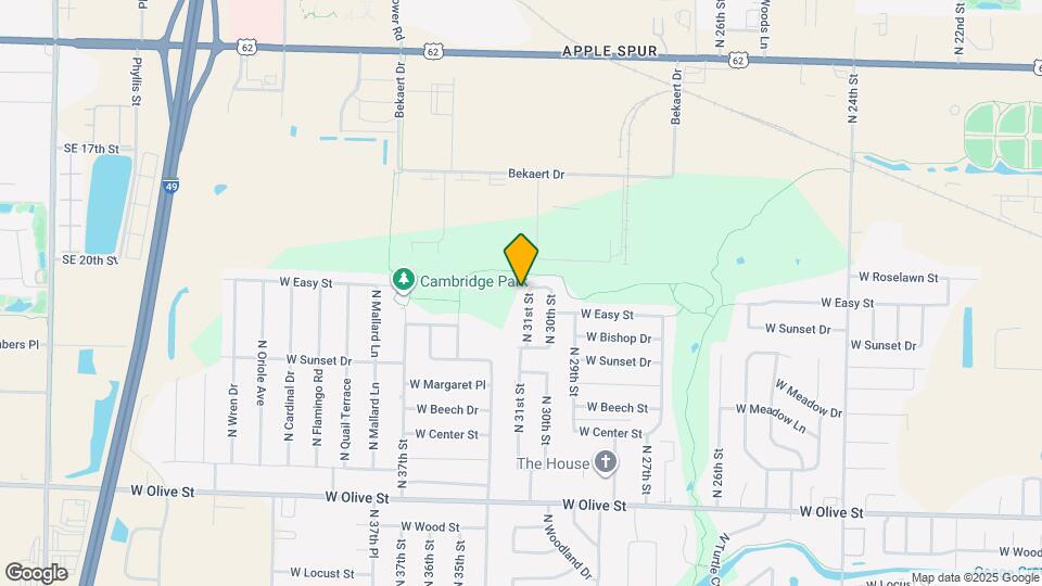 1306 N 31st St Map and Location Details