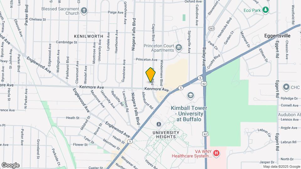 80 Capen Blvd Map and Location Details