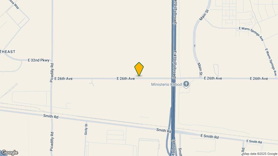 22605 E 47th Ave Map and Location Details