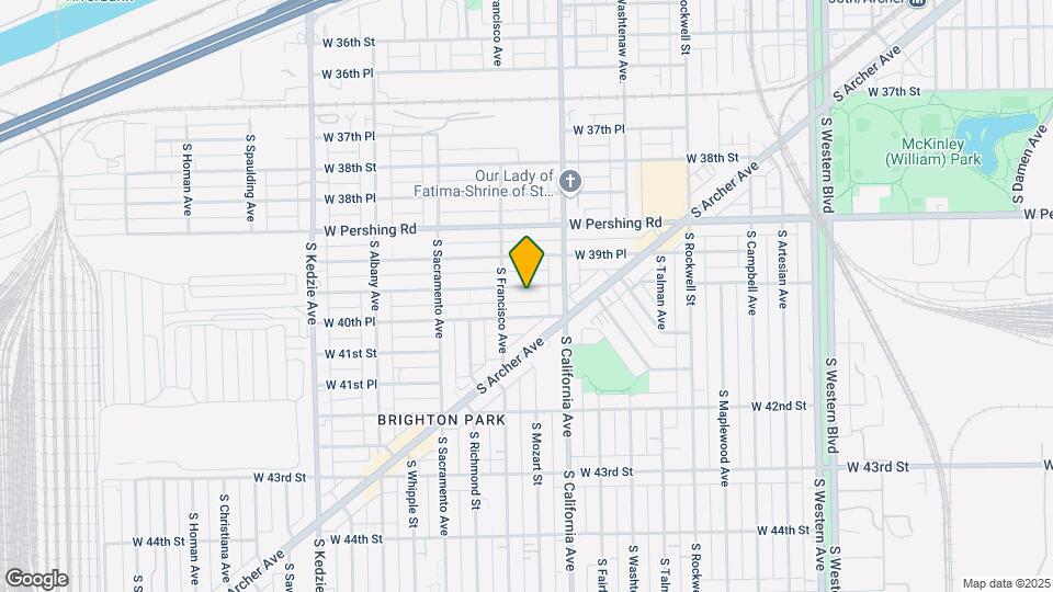 2839 W 40th St Map and Location Details