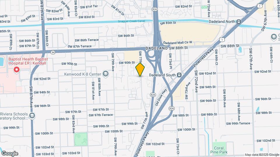 9352 SW 77th Ave Map and Location Details