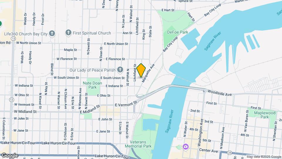 207 Marquette St, Unit 2 Map and Location Details