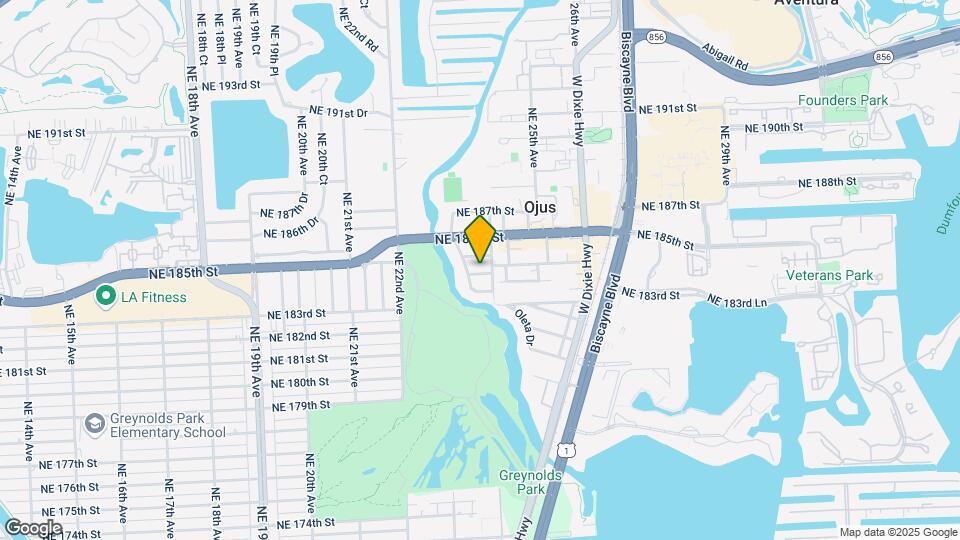 2375 NE 184th Ter, Unit A2 Map and Location Details