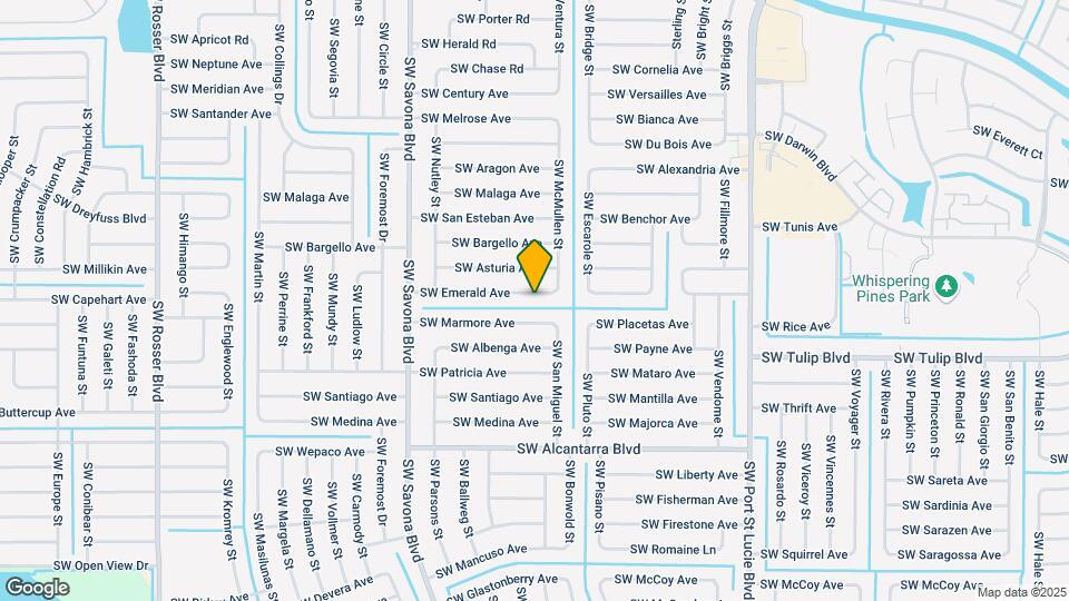 1214 SW Emerald Ave Map and Location Details