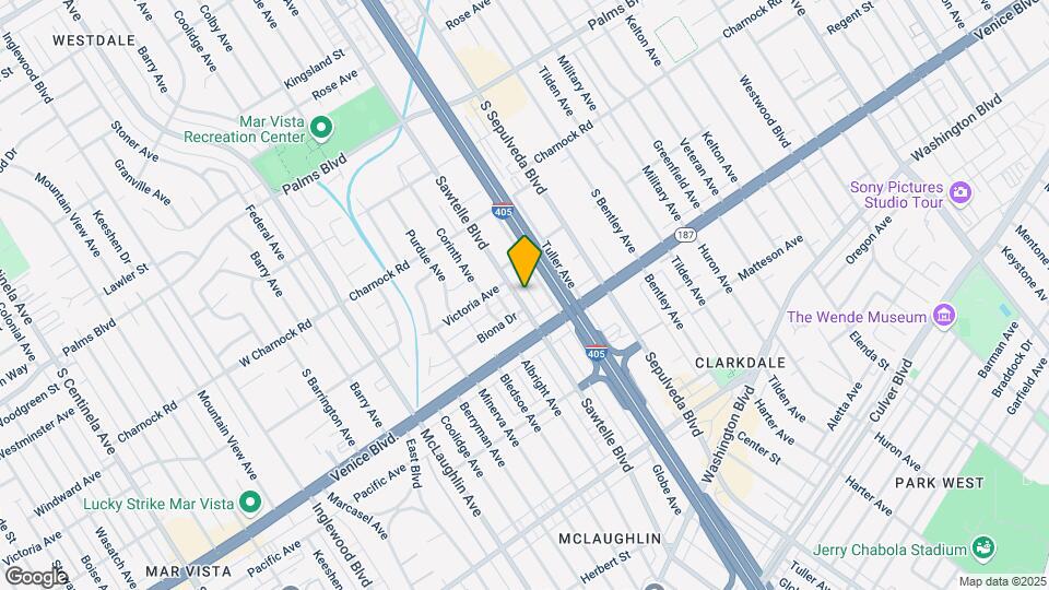 3738 Sawtelle Blvd Map and Location Details