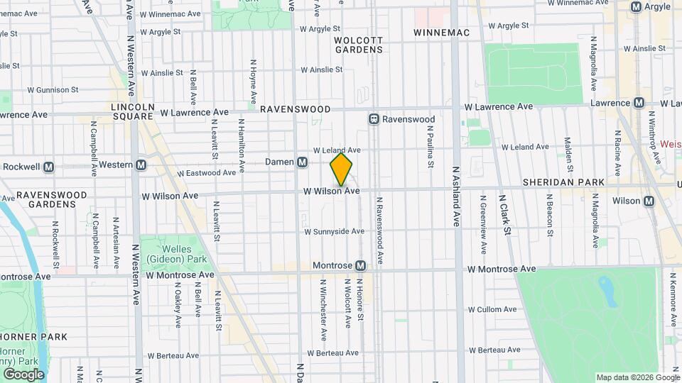 1907 W Wilson Ave Map and Location Details