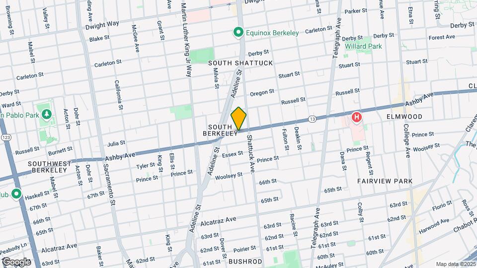 2034 Ashby Ave Map and Location Details