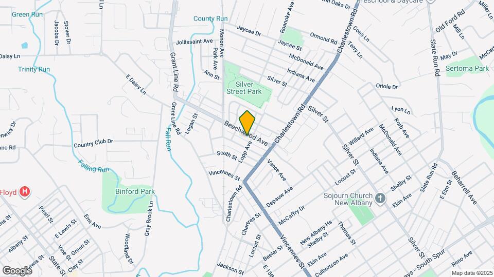 1403 Beechwood Ave Map and Location Details