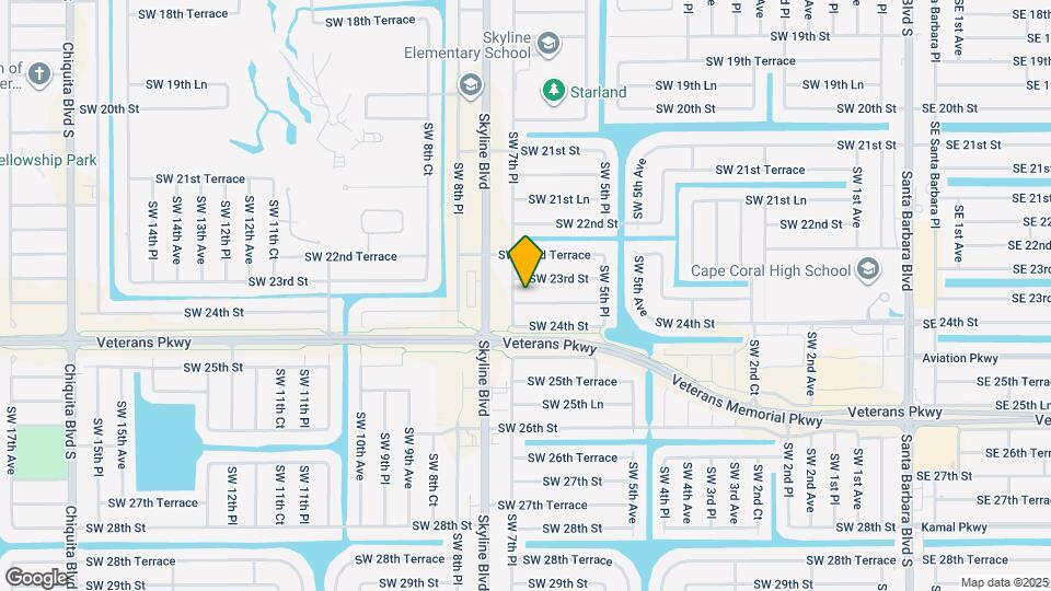 709 SW 23rd Terrace Map and Location Details