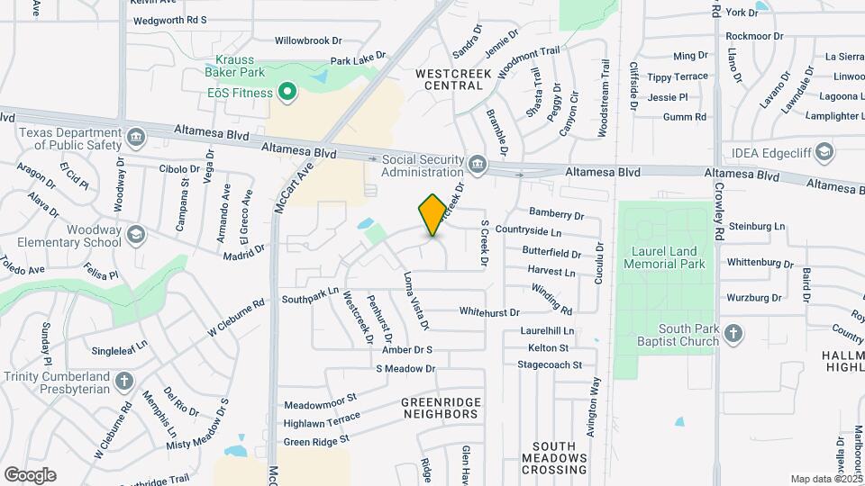 6714 Glenbrook Ln Map and Location Details