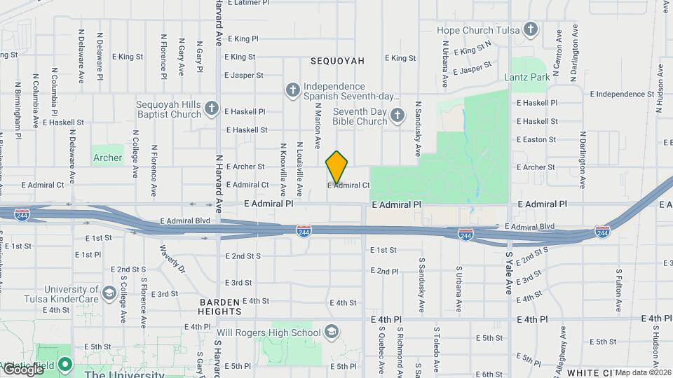 3912 E Admiral Ct Map and Location Details