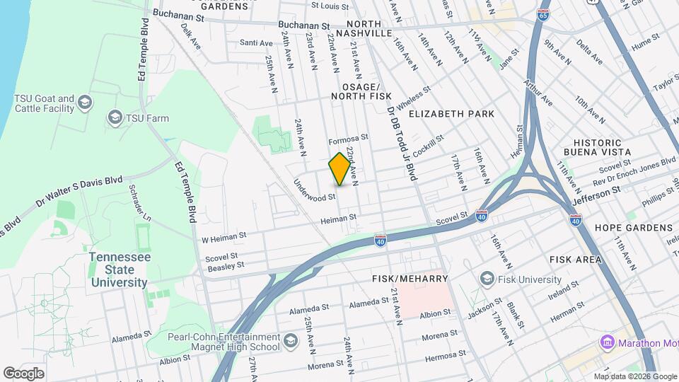 1416 23rd Ave N Map and Location Details