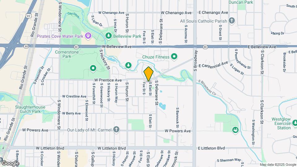 5329 S Elati St Mapa y Detalles de la Ubicación