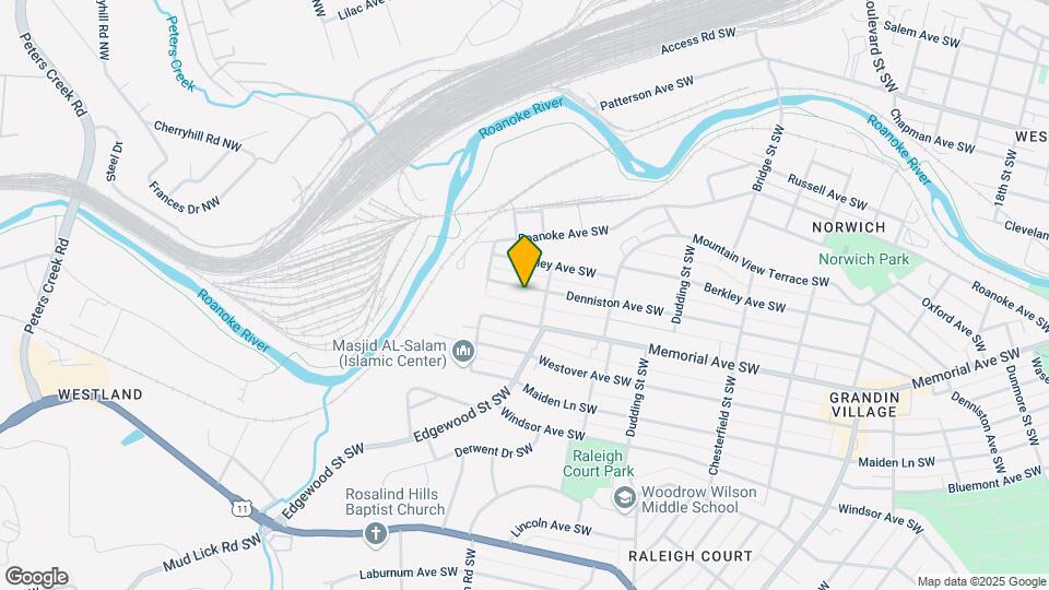 2518 Denniston Ave SW Map and Location Details