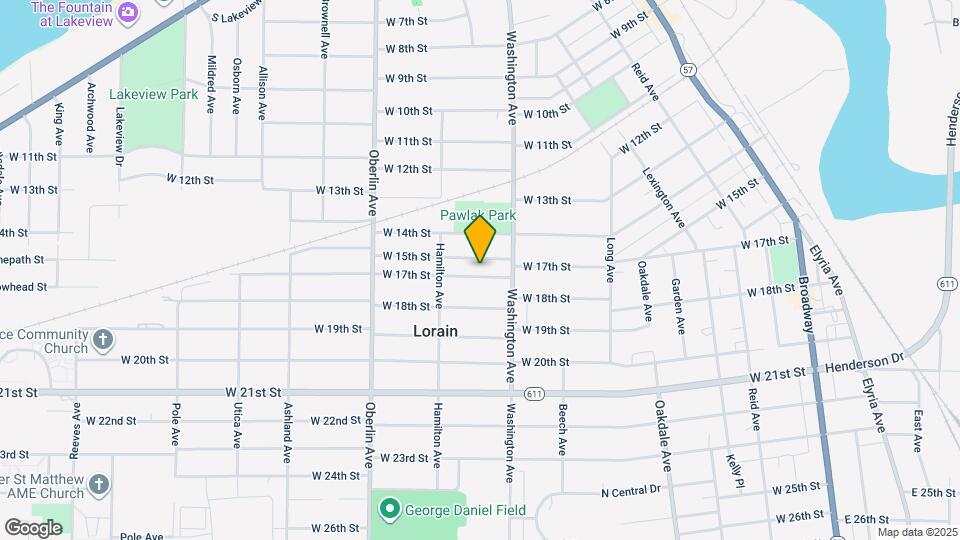 1026 W 17th St Map and Location Details