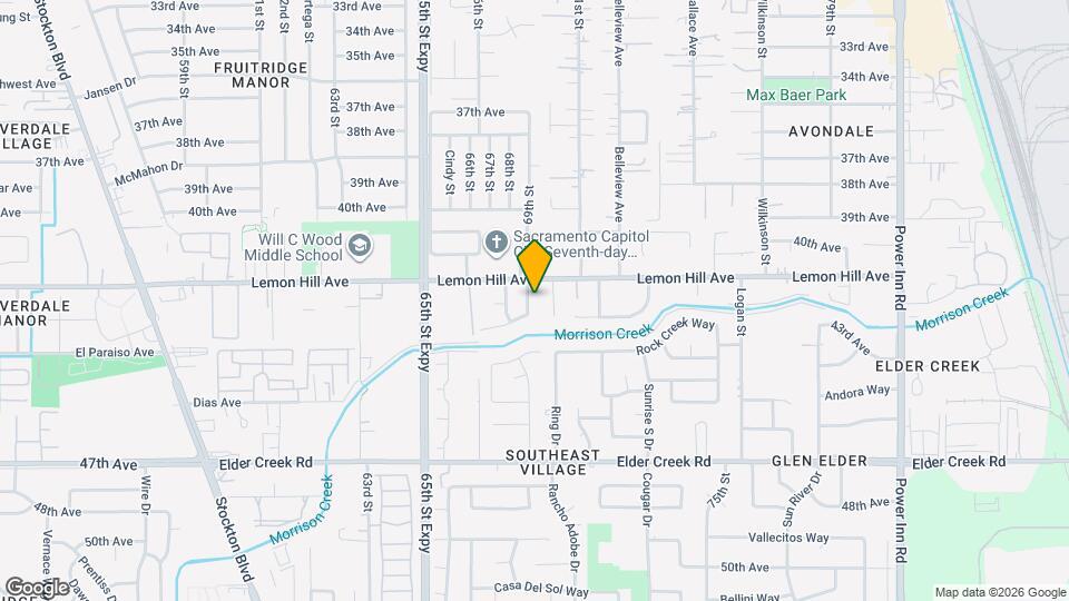 6113 Francine Dr Map and Location Details