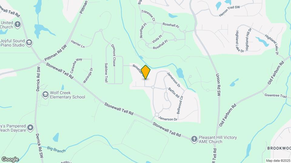 4290 Rosehall Ct Map and Location Details